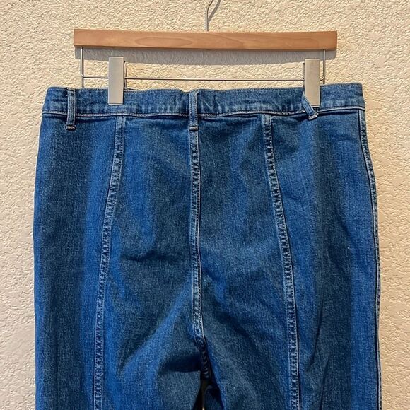 Madewell Tapered Jeans in Fernhill Wash: Seamed Edition No Pockets Size 32 - Picture 9 of 16